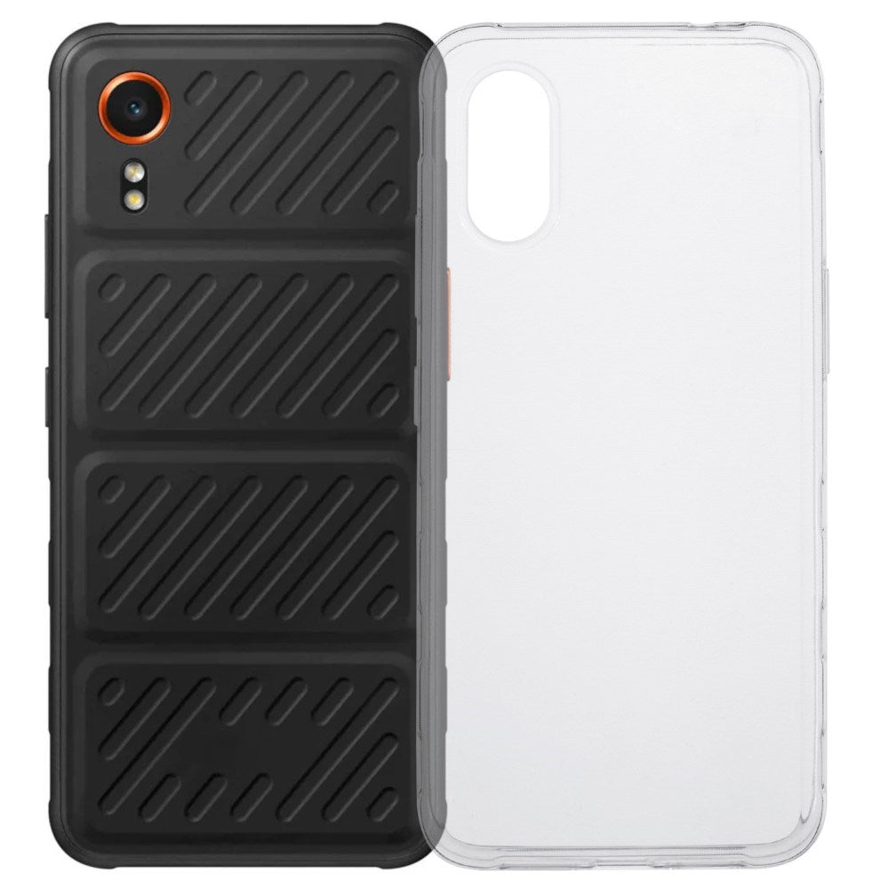 EIDERWOOD Samsung Galaxy Xcover 7 Flexibelt Plast Bakside Skal - Genomskinlig