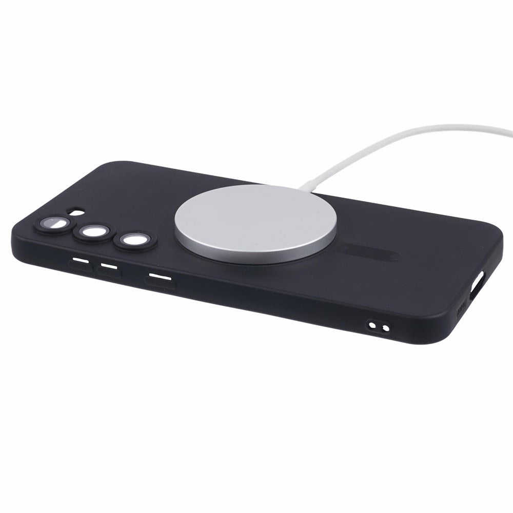Samsung Galaxy S22+ (Plus) Flexibelt Plast Mobilskal - MagSafe Kompatibel - Svart