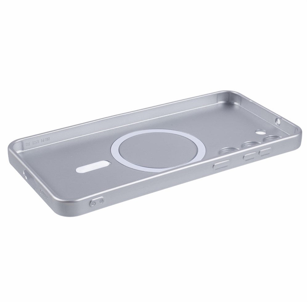 Samsung Galaxy S22+ (Plus) Flexibelt Plast Mobilskal - MagSafe Kompatibel - Silver