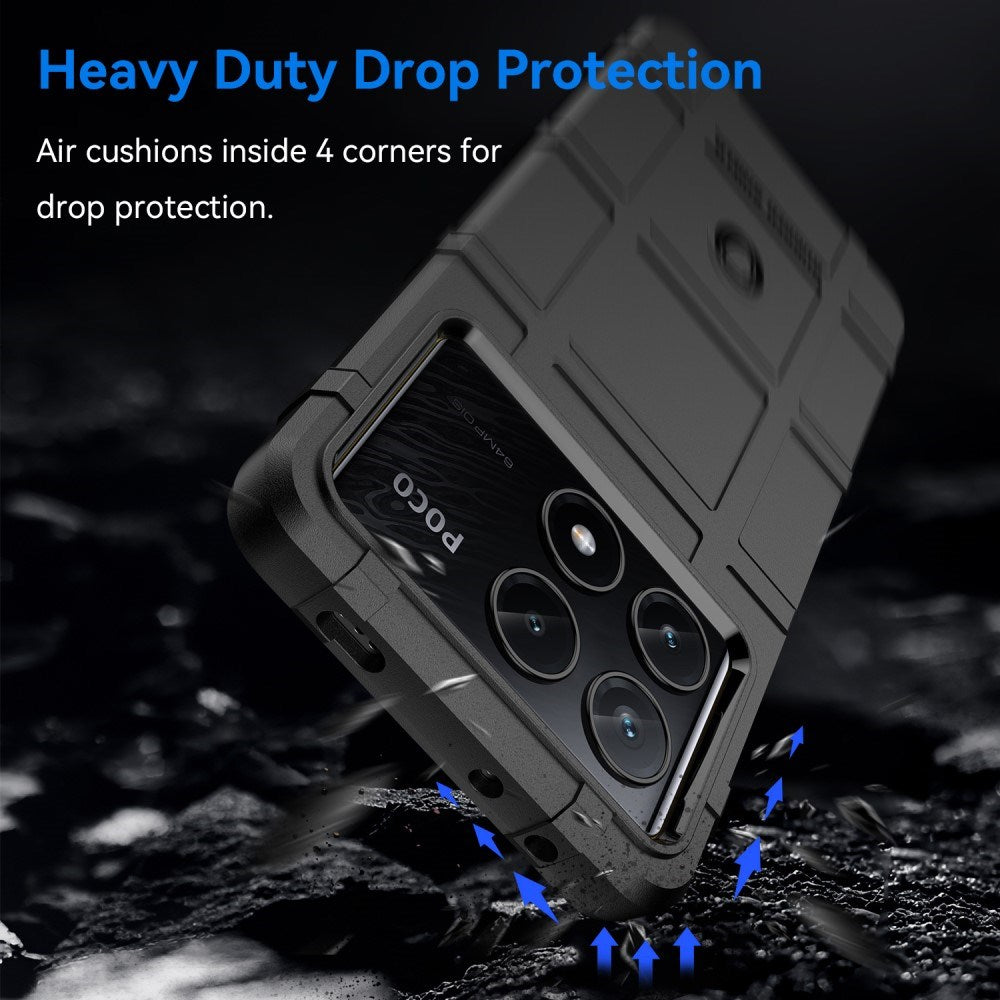 EIDERWOOD Xiaomi Poco X6 Pro Rugged Shield Series Tåligt Skal - Svart