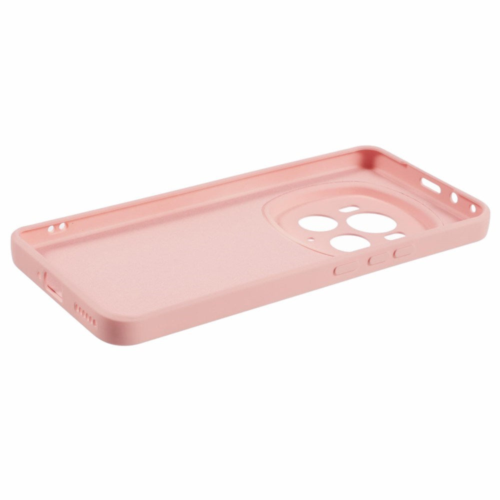 EIDERWOOD Honor Magic6 Pro 5G Fodral – Flexibelt Plast-fodral med Fiberfoder och Precisa Kamerautskärningar - Rosa