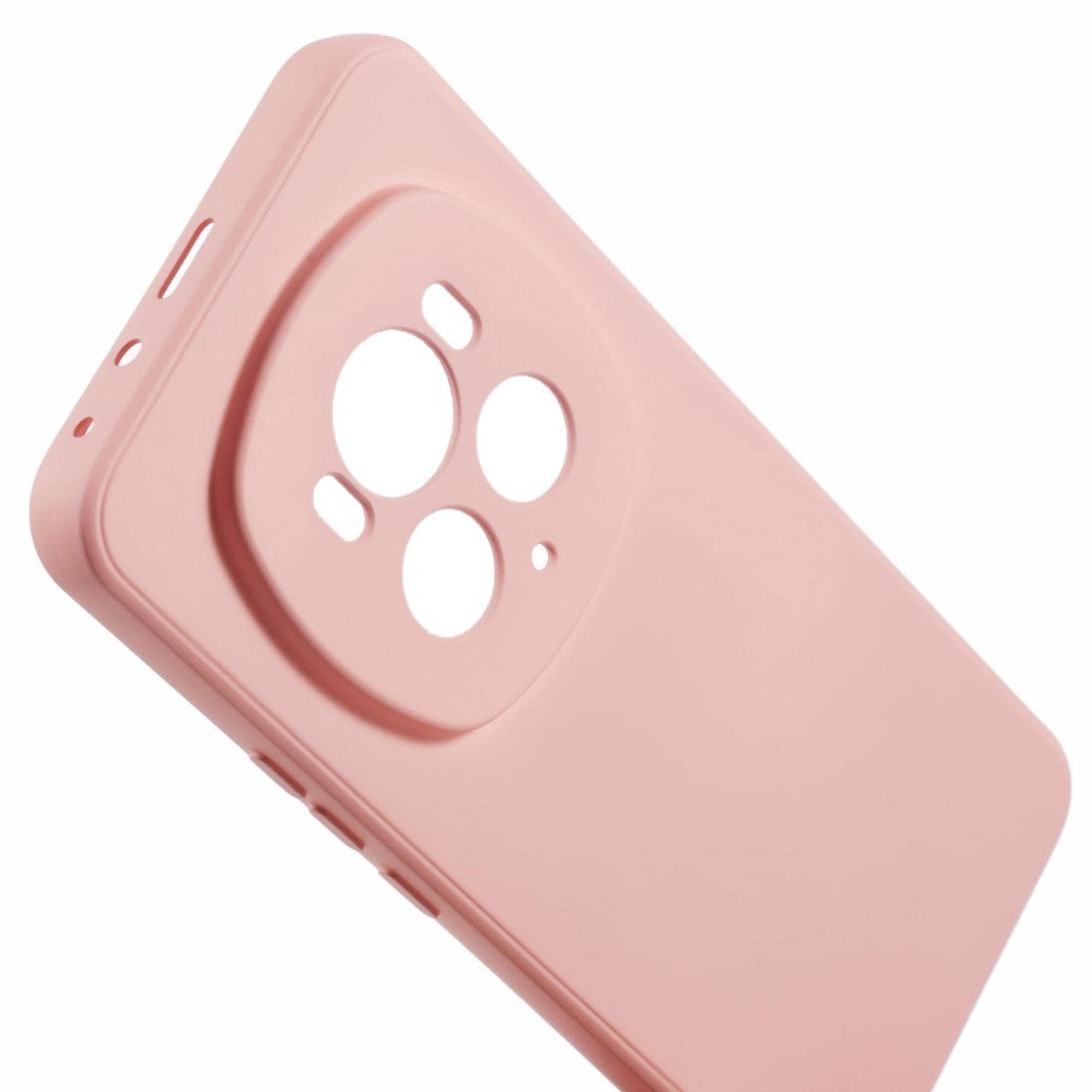 EIDERWOOD Honor Magic6 Pro 5G Fodral – Flexibelt Plast-fodral med Fiberfoder och Precisa Kamerautskärningar - Rosa