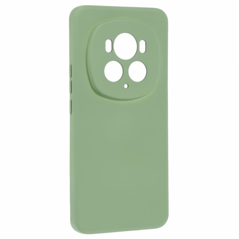 EIDERWOOD Honor Magic6 Pro 5G Fodral – Flexibelt Plast-fodral med Fiberfoder och Precisa Kamerautskärningar- Ljusgrön