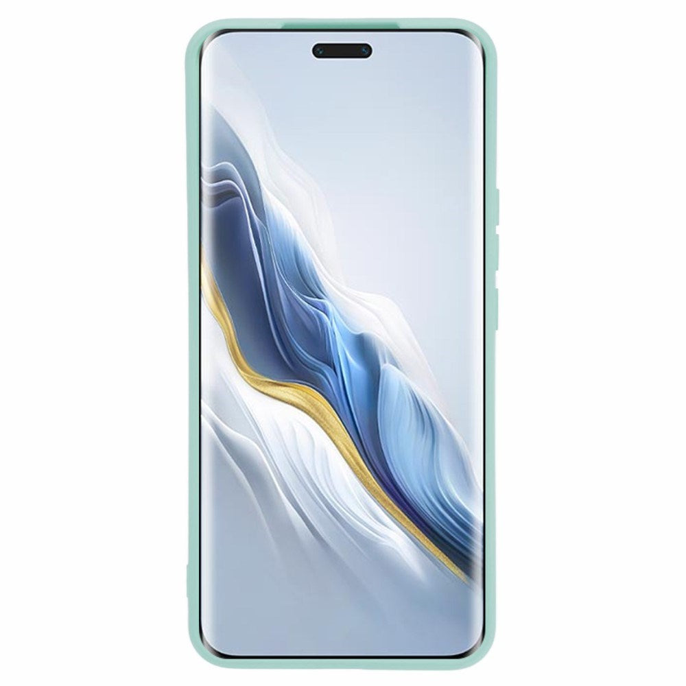 EIDERWOOD Honor Magic6 Pro 5G Fodral – Flexibelt Plast-fodral med Fiberfoder och Precisa Kamerautskärningar - Turkos