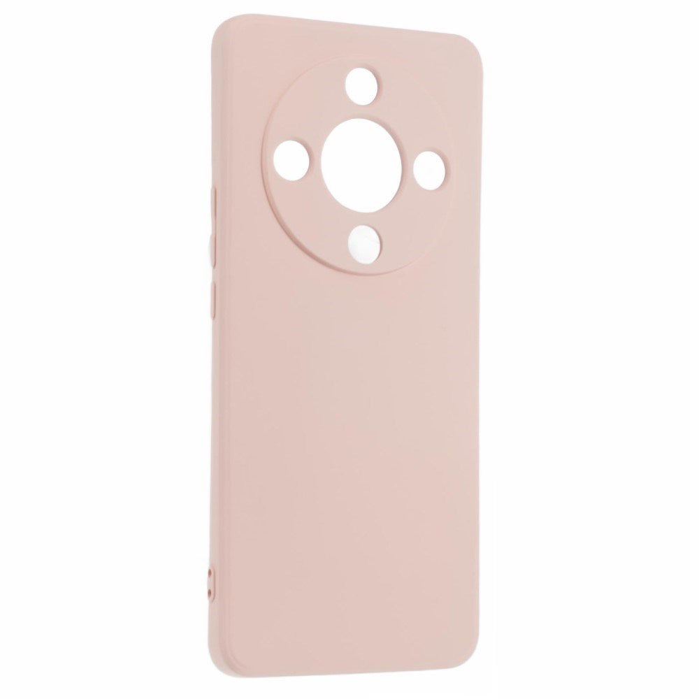 EIDERWOOD Honor Magic6 Lite 5G Fodral – Flexibelt Plast-fodral med Fiberfoder och Precisa Kamerautskärningar - Pink