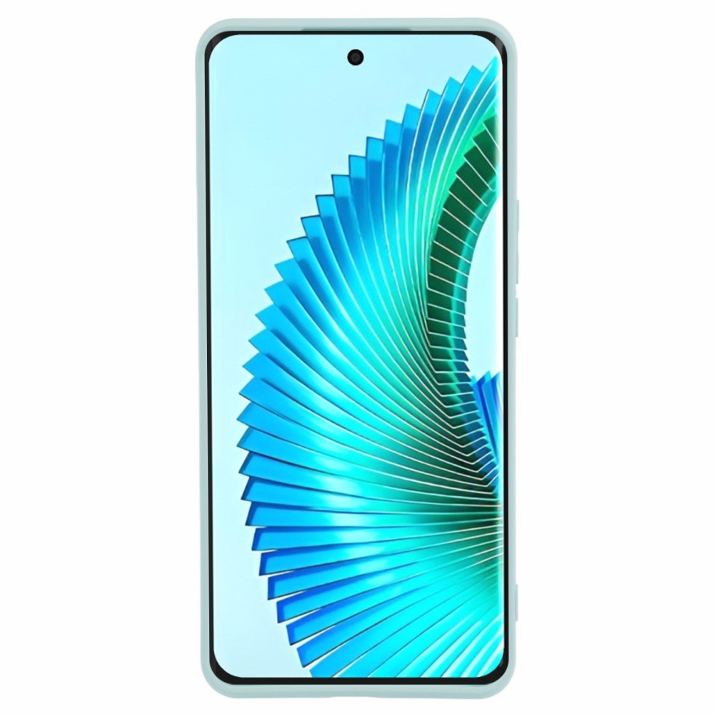 EIDERWOOD Honor Magic6 Lite 5G Fodral – Flexibelt Plast-fodral med Fiberfoder och Precisa Kamerautskärningar - Turkos