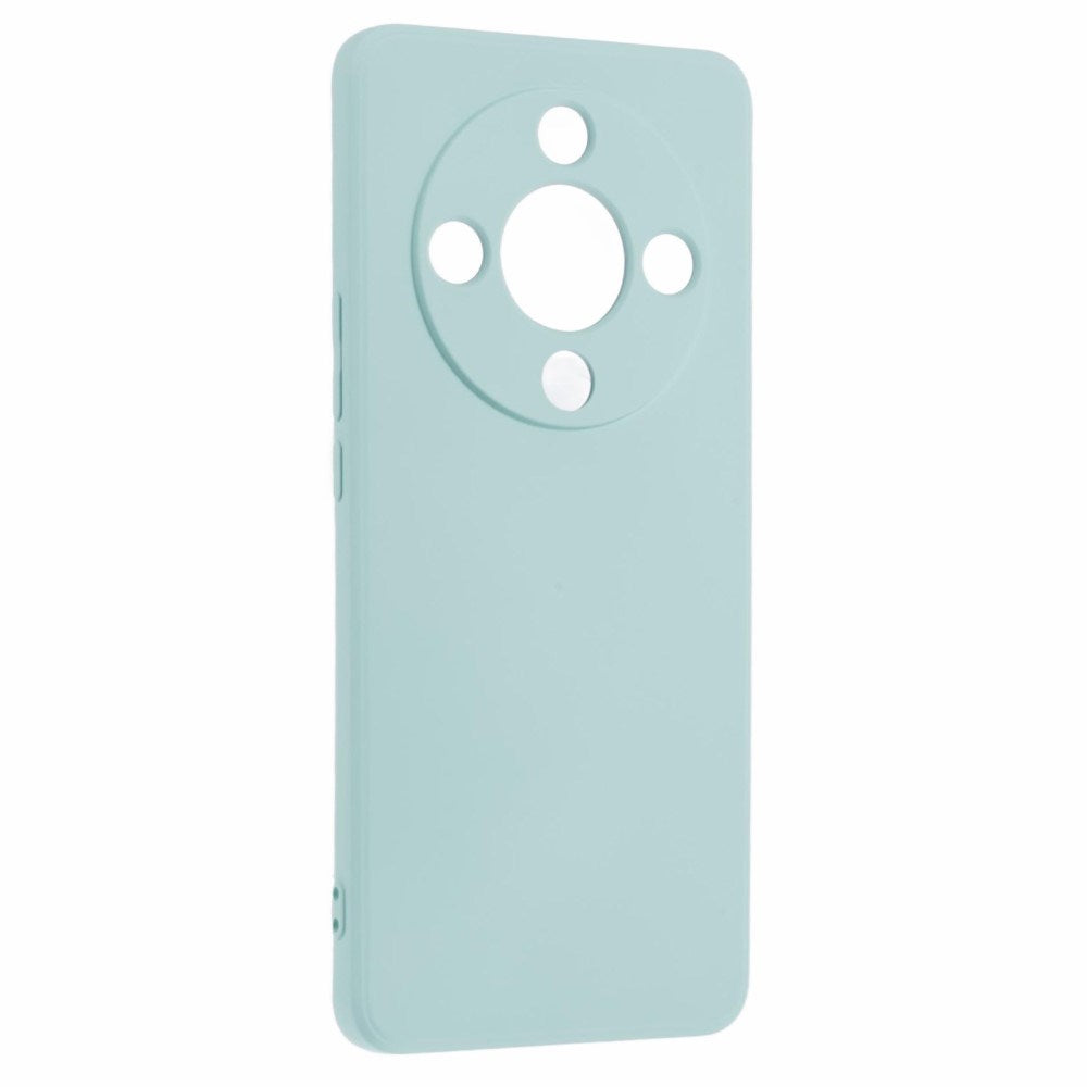 EIDERWOOD Honor Magic6 Lite 5G Fodral – Flexibelt Plast-fodral med Fiberfoder och Precisa Kamerautskärningar - Turkos