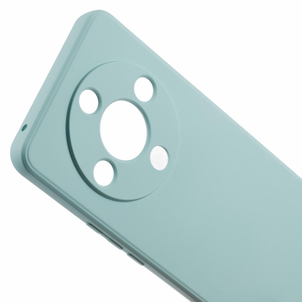 EIDERWOOD Honor Magic6 Lite 5G Fodral – Flexibelt Plast-fodral med Fiberfoder och Precisa Kamerautskärningar - Turkos