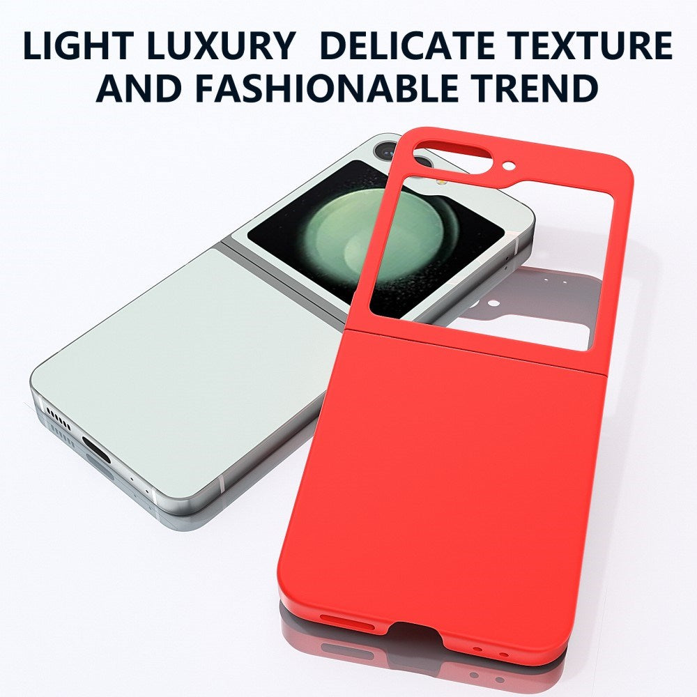 EIDERWOOD Samsung Galaxy Z Flip7 FE / Flip6 Hård Plast Skal - Röd