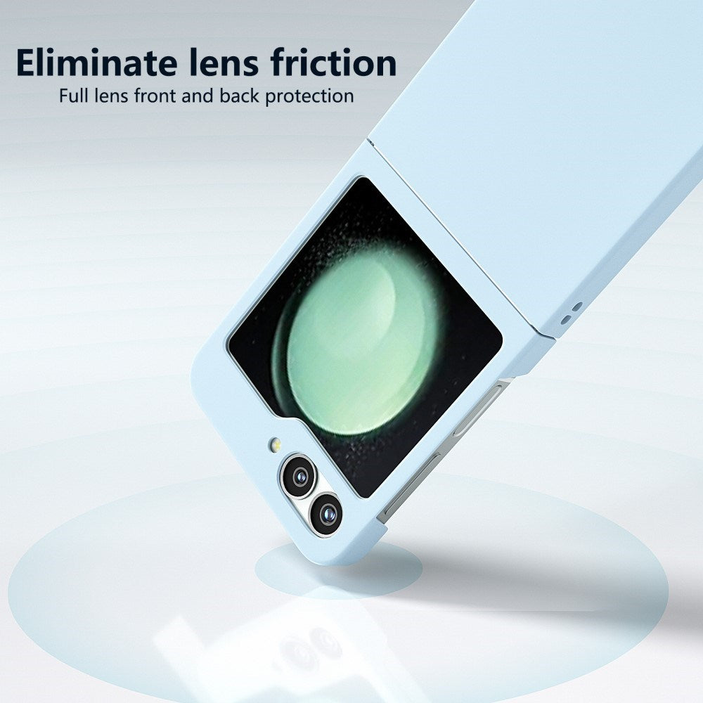 EIDERWOOD Samsung Galaxy Z Flip7 FE / Flip6 Hård Plast Skal - Ljusblå