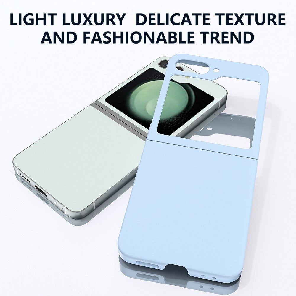 EIDERWOOD Samsung Galaxy Z Flip7 FE / Flip6 Hård Plast Skal - Ljusblå