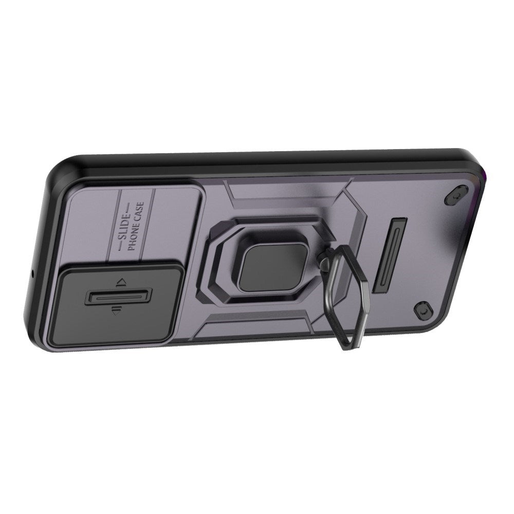 EIDERWOOD Samsung Galaxy M15 (5G) Tåligt Skal med Magnetisk Stativfunktion & Camslider - Lila