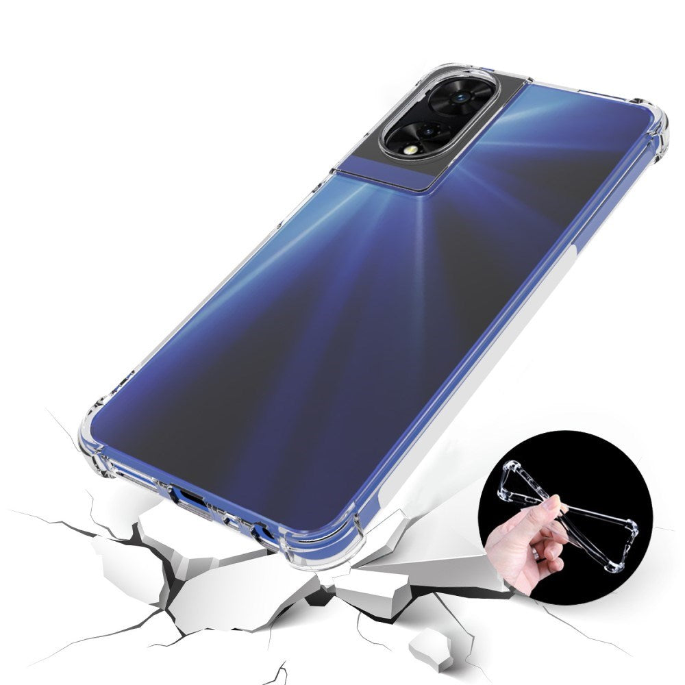 EIDERWOOD TCL 505 Skal med Förstärkta Hörn - Flexibel Plast - Genomskinlig