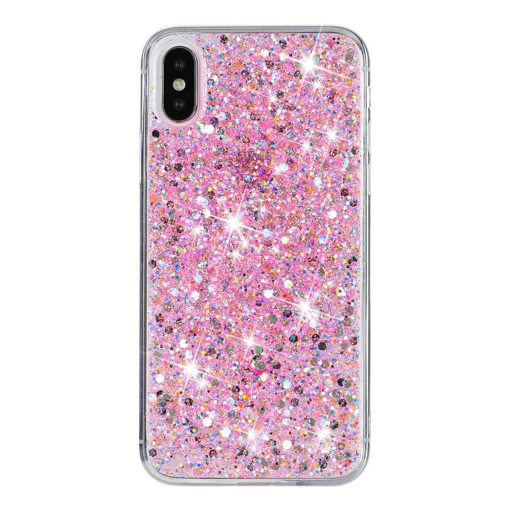 EIDERWOOD iPhone X / XS Glitter Skal - Rosa
