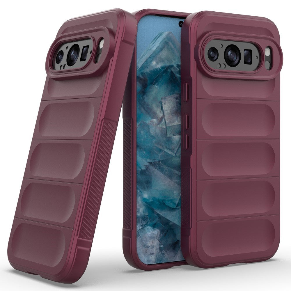 EIDERWOOD Google Pixel 9 Pro Flexibel Plast Skal - Vinröd