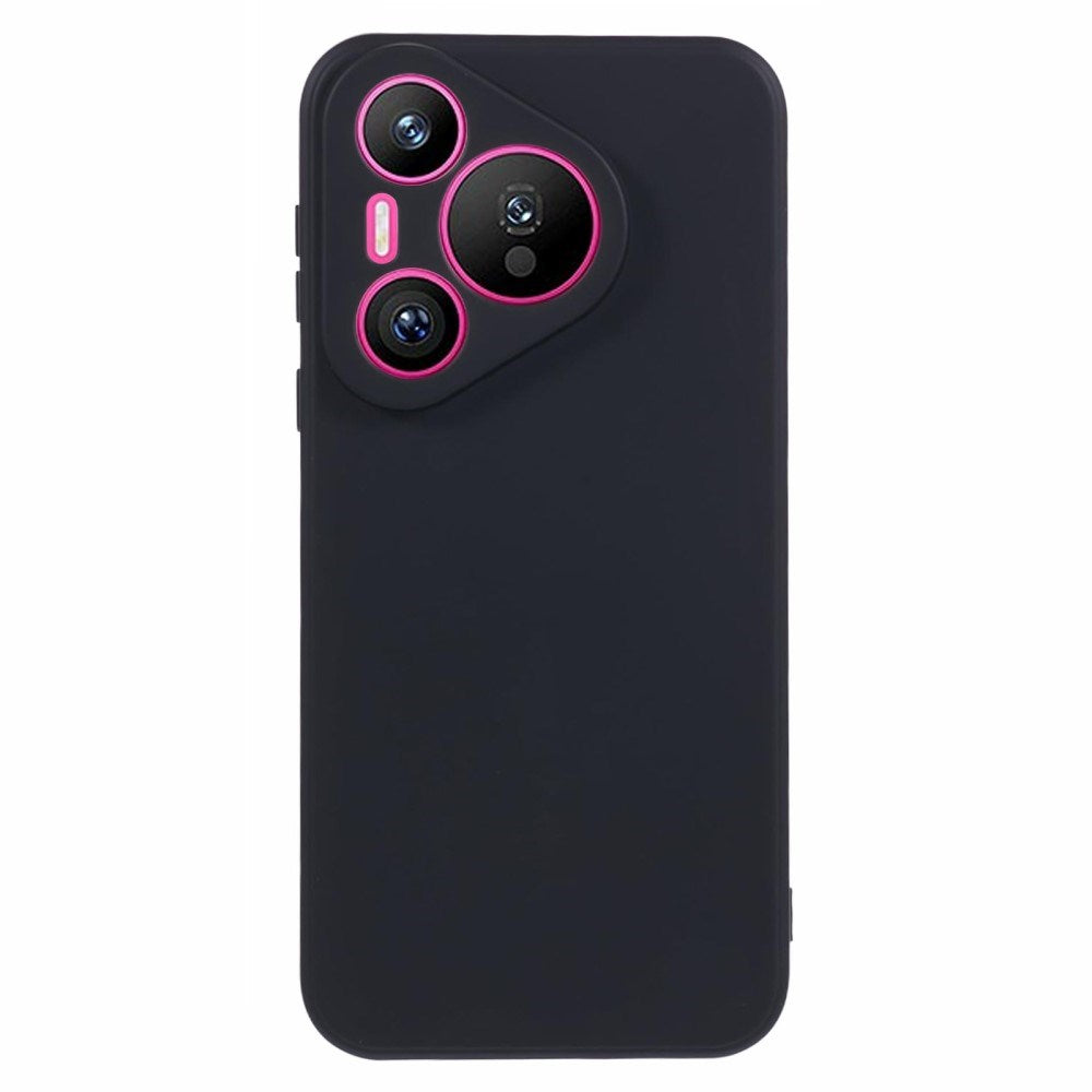 EIDERWOOD Huawei Pura 70 Fodrat Flexibelt Plast Skal - Svart