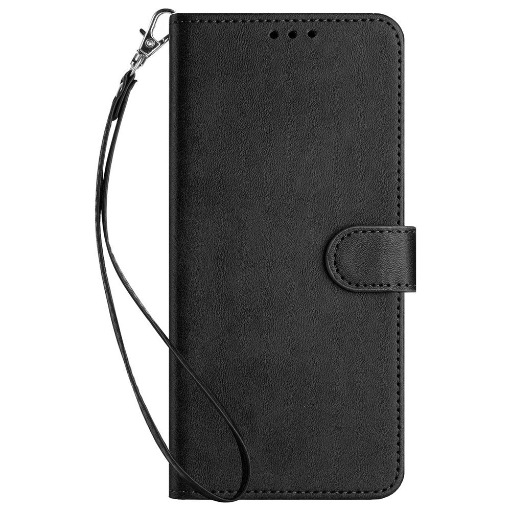 OPPO A77 (5G) / A57 / A57s EIDERWOOD Konstläder Fodral m. Rem - Svart