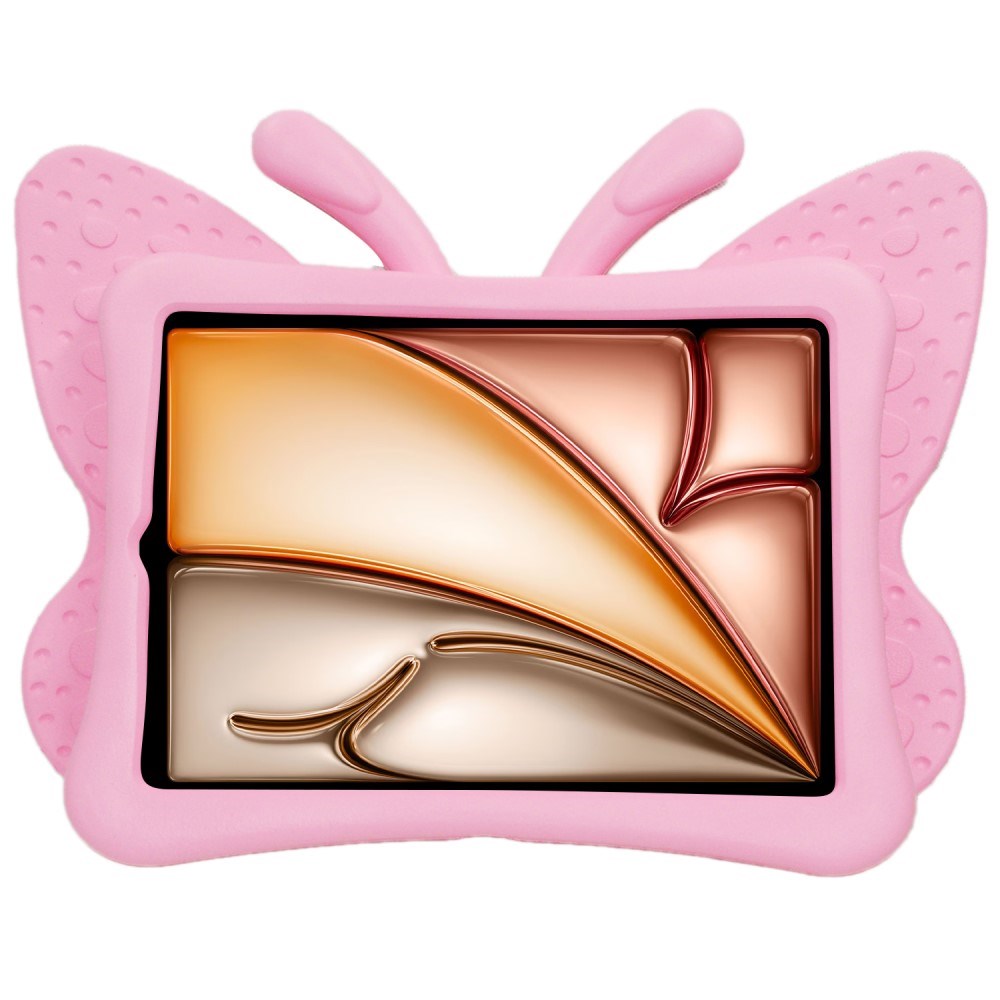 EIDERWOOD iPad Air 11" (2025 / 2024) - Butterfly Super 360 Degree Position Skal - Rosa