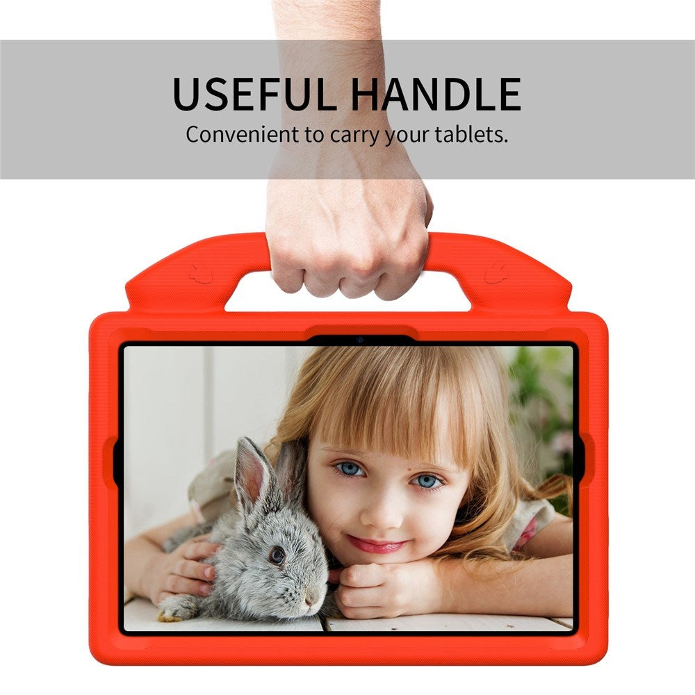 Samsung Galaxy Tab A11+ (Plus) / A9+ (Plus) EIDERWOOD Barn Skal - Thumb Stativfunktion - Röd