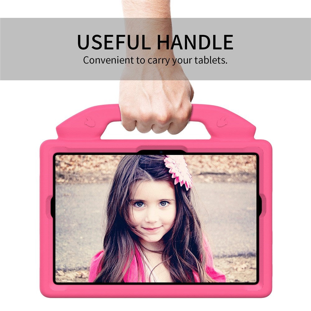 Samsung Galaxy Tab A11+ (Plus) / A9+ (Plus) EIDERWOOD Barn Skal - Thumb Stativfunktion - Rosa