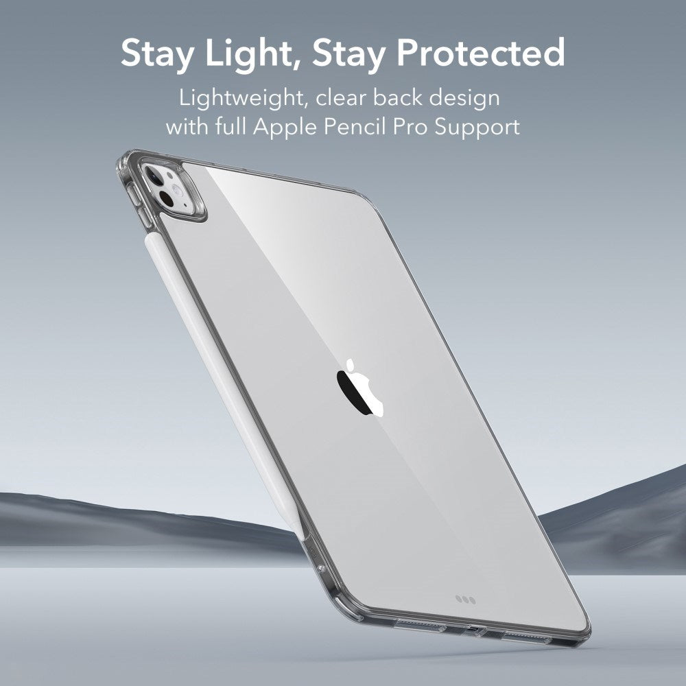 iPad Pro 13" (2025 / 2024) ESR Hybrid Skal - Genomskinlig / Svart