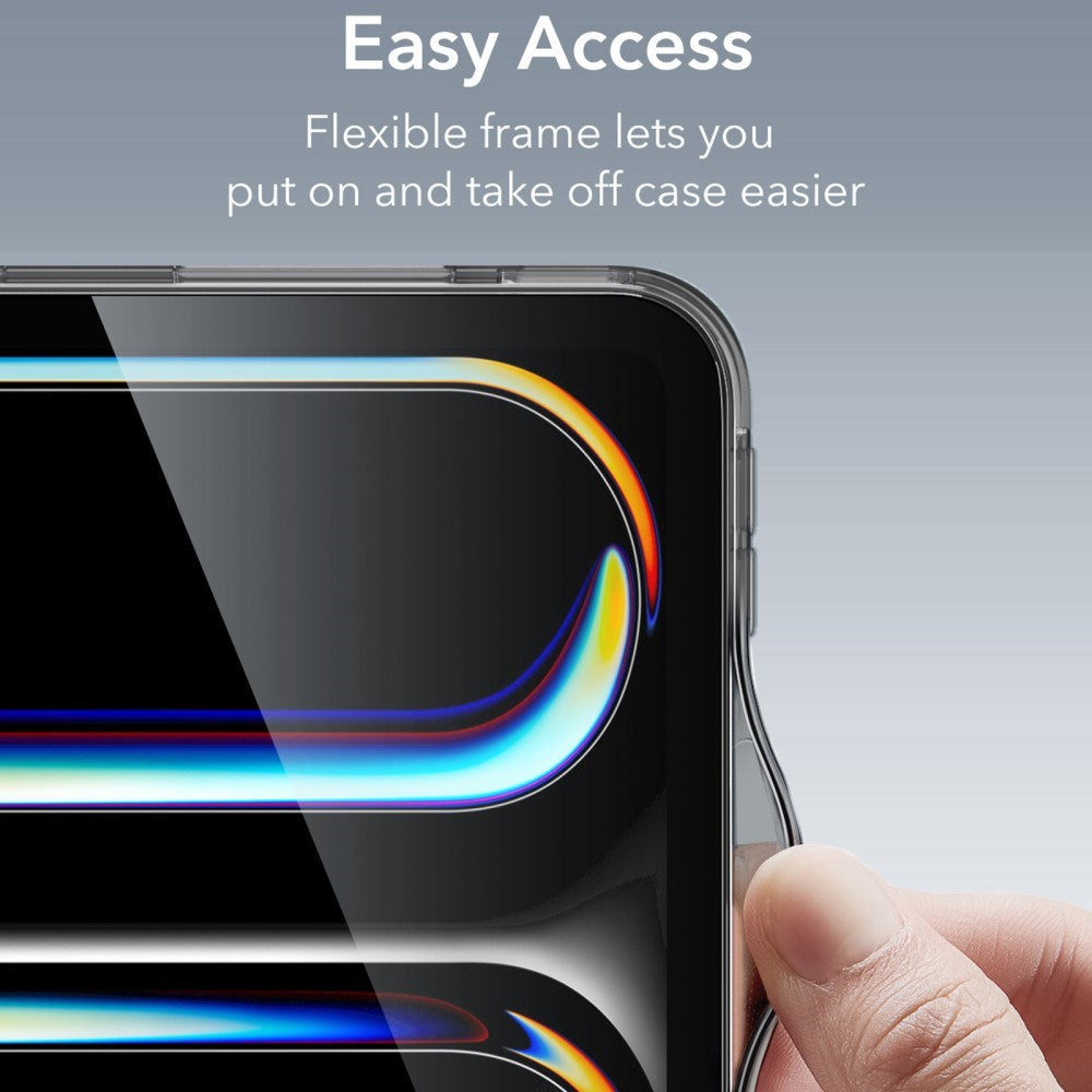 iPad Pro 13" (2025 / 2024) ESR Hybrid Skal - Genomskinlig / Svart