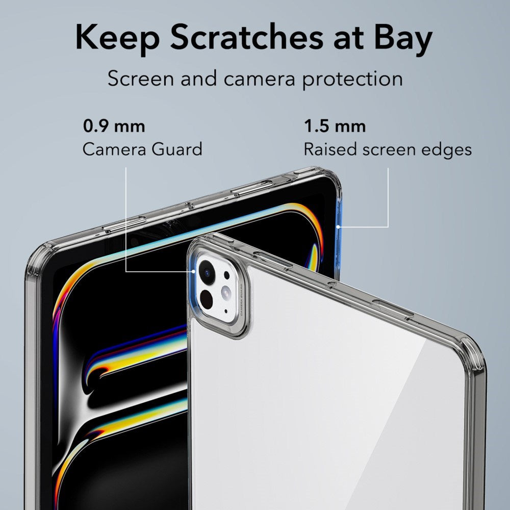 iPad Pro 13" (2025 / 2024) ESR Hybrid Skal - Genomskinlig / Svart