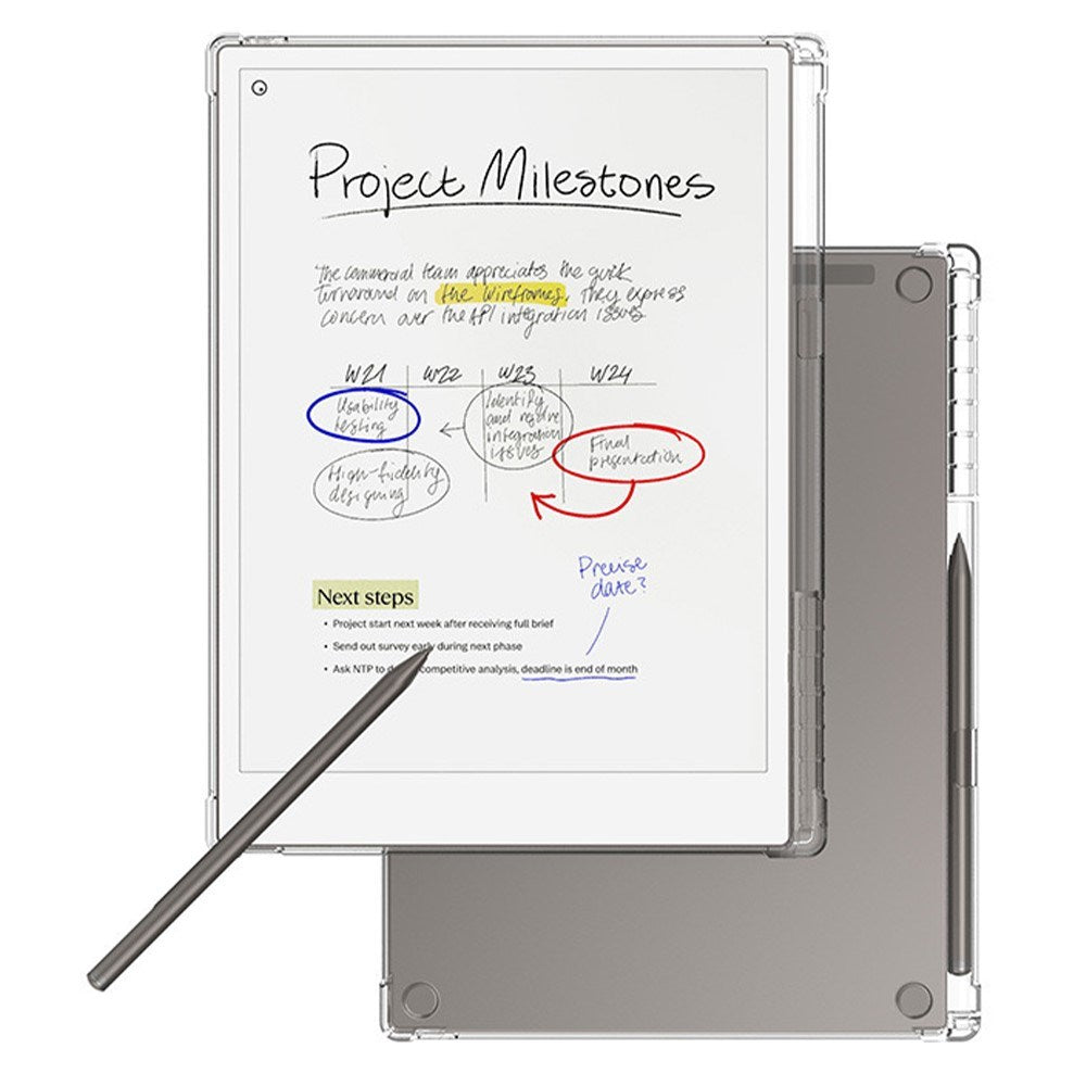 ReMarkable Paper Pro EIDERWOOD Flexibelt Plastskal - Genomskinlig