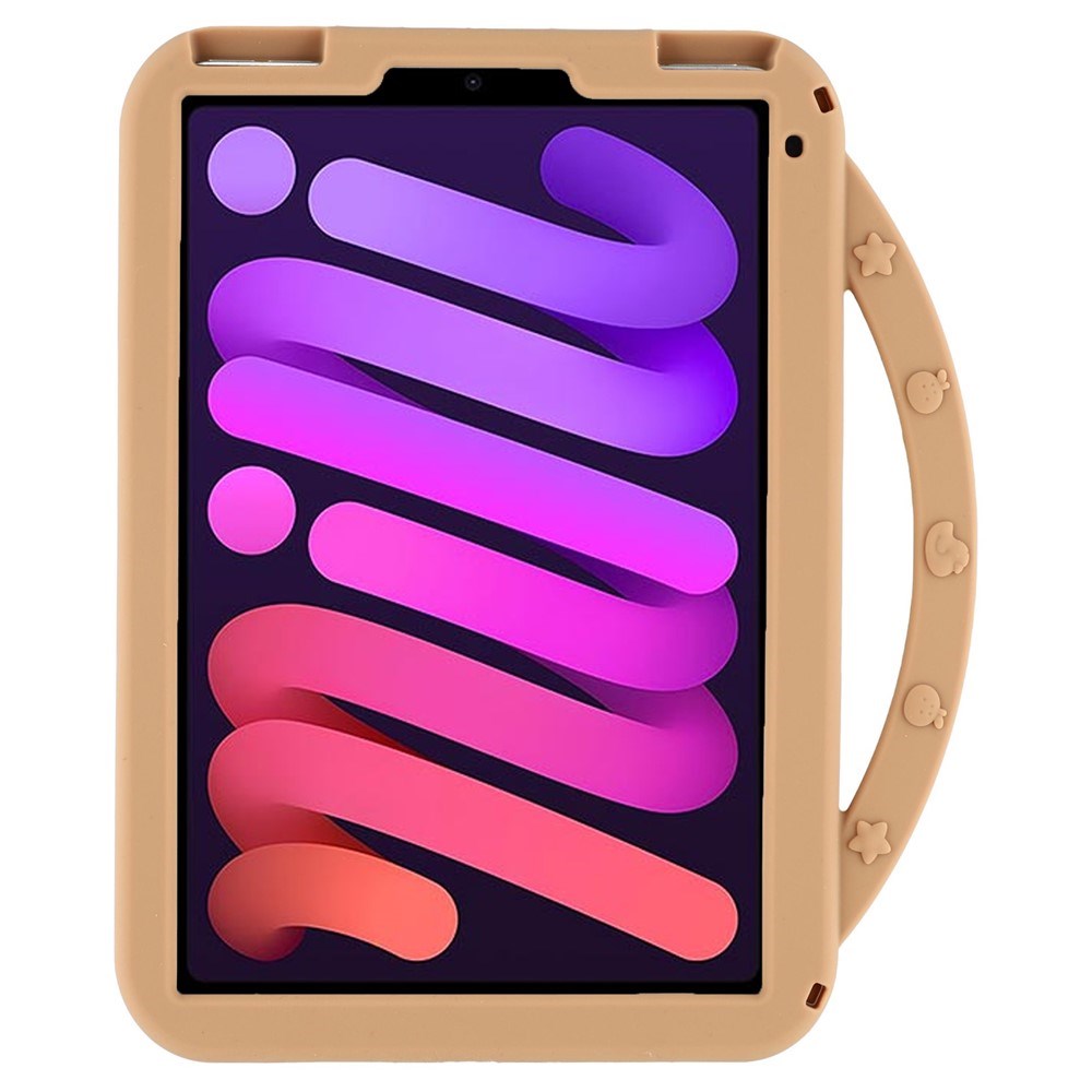 iPad Mini (2024 / 2021) EIDERWOOD Silikon Skal m. Roterande Kickstand - Capybara