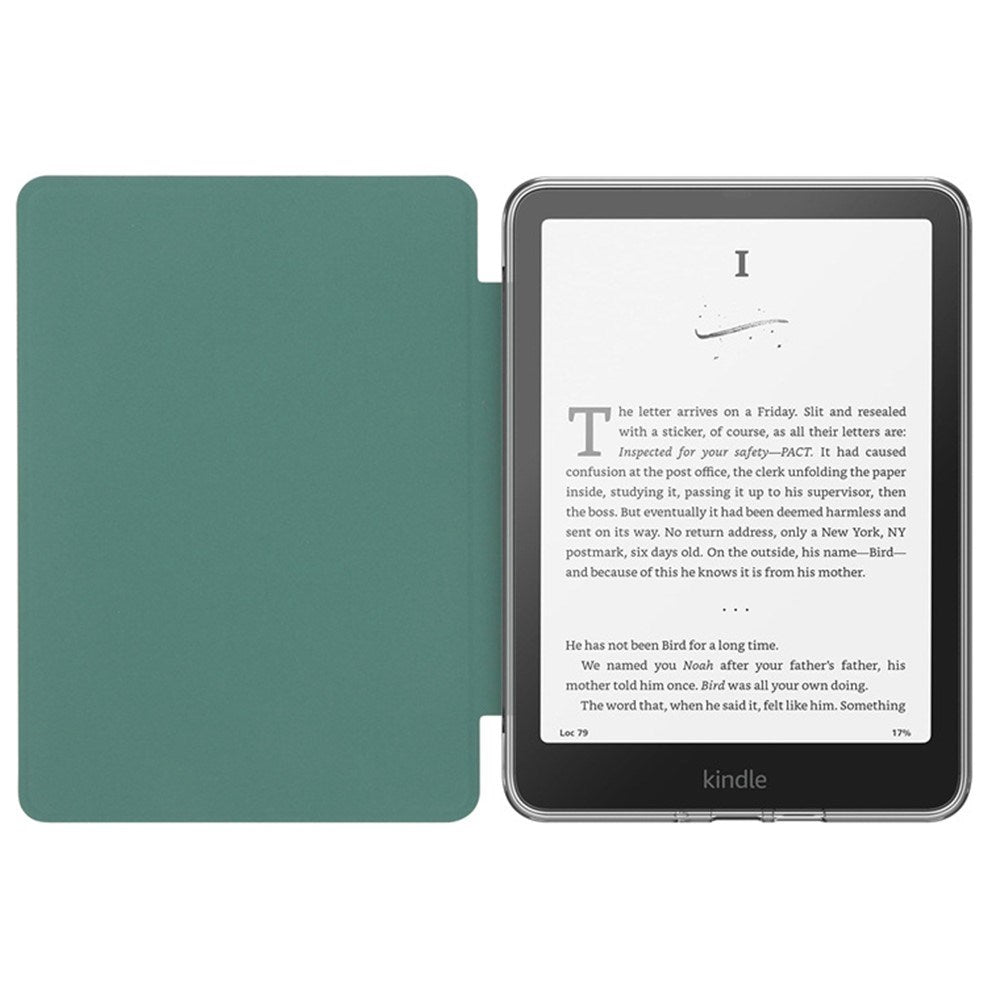 EIDERWOOD Amazon Kindle Paperwhite (2024) Konstläder Fodral - Genomskinlig / Rosa