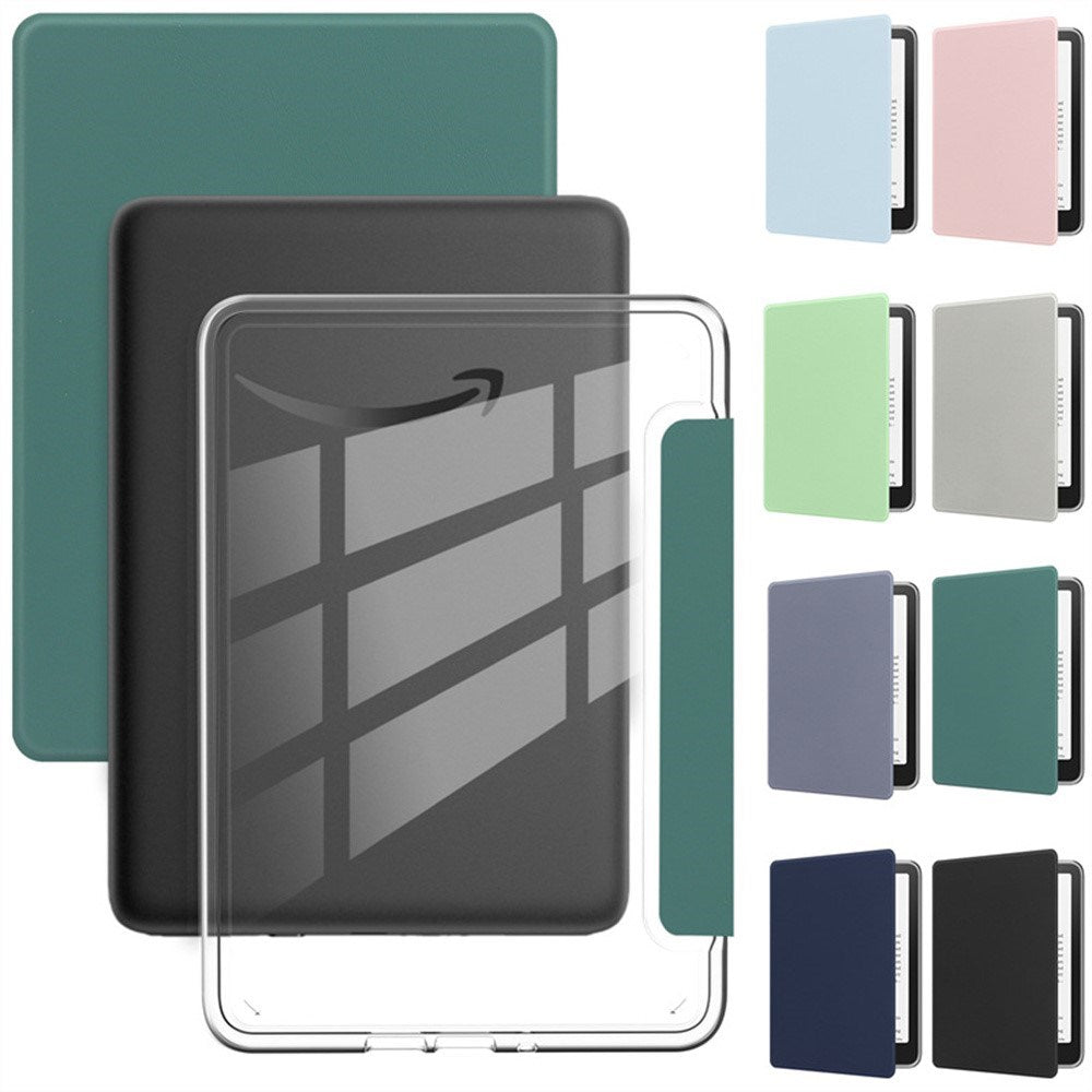 EIDERWOOD Amazon Kindle Paperwhite (2024) Konstläder Fodral - Genomskinlig / Mörkblå