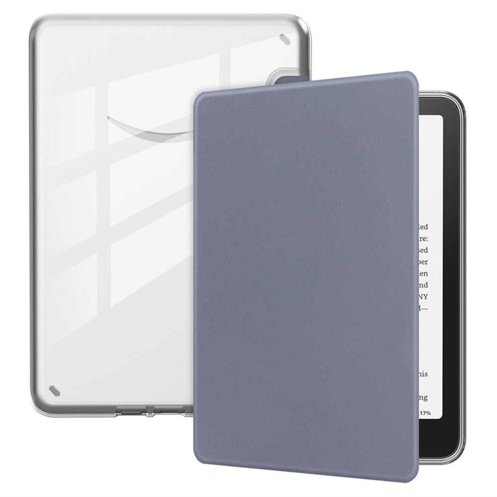 EIDERWOOD Amazon Kindle 11th Generation (2022) Konstläder Fodral - Genomskinlig / Lavendel