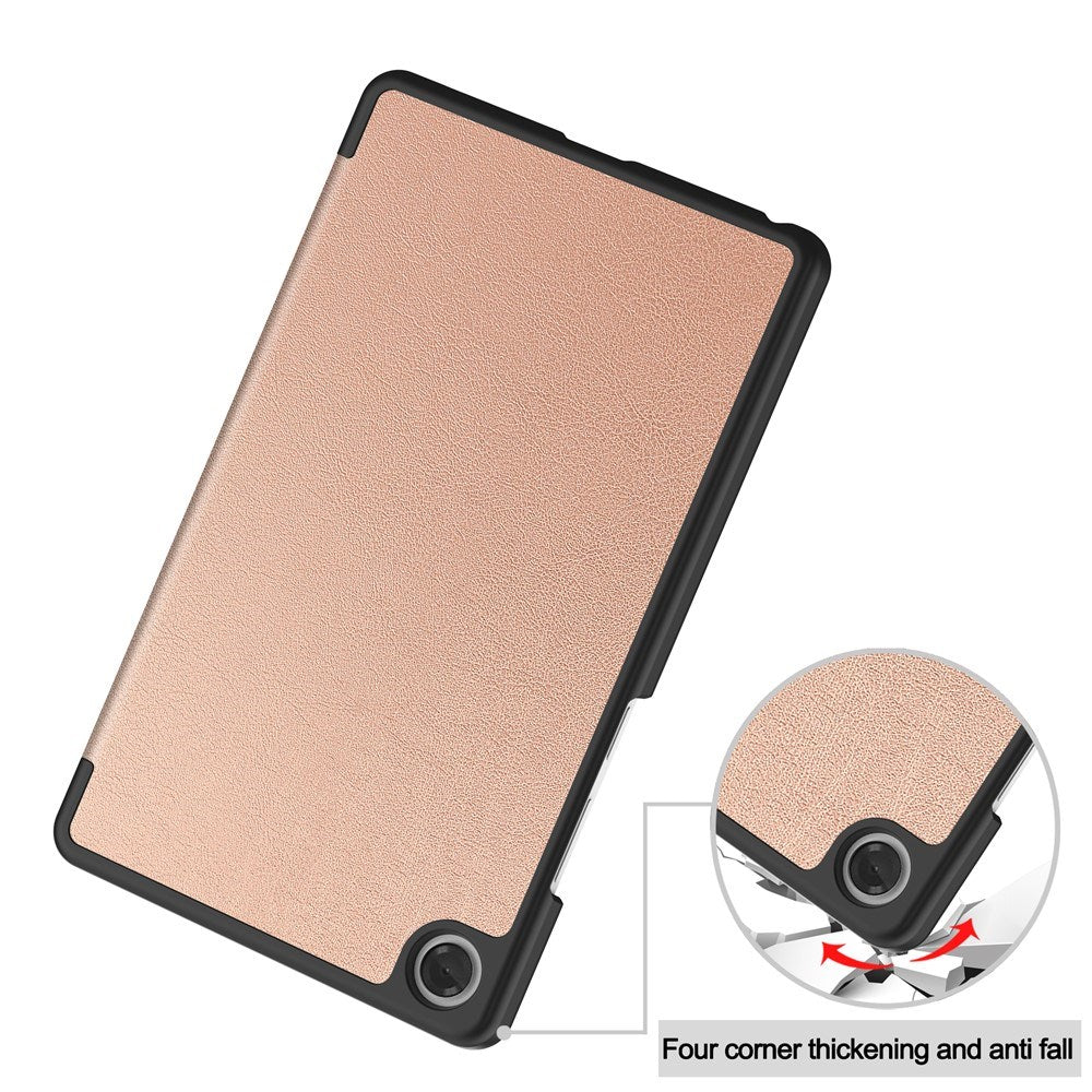 Lenovo Tab One 8.7" EIDERWOOD Konstläder Fodral - Rose Gold