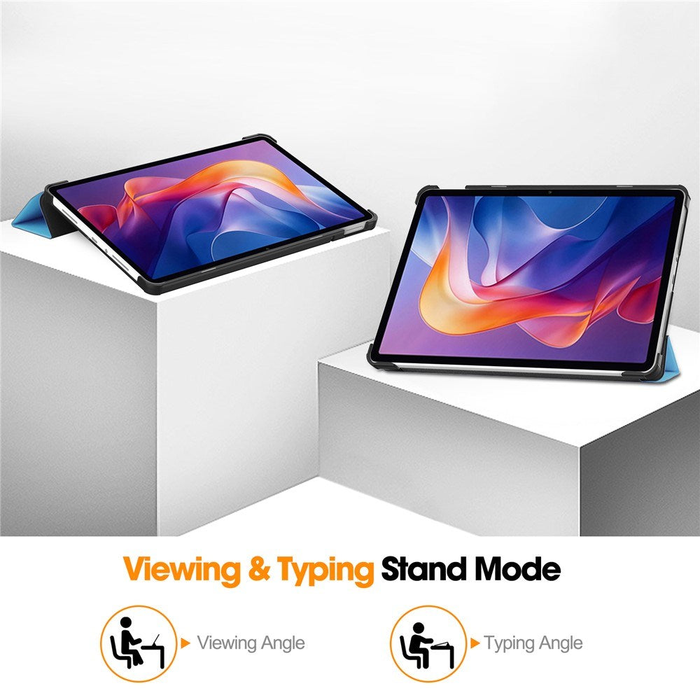 Xiaomi Redmi Pad 2 EIDERWOOD Konstläder Fodral - Ljusblå