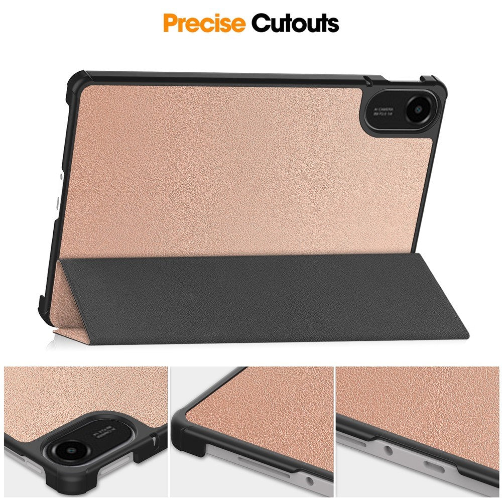 Xiaomi Redmi Pad 2 EIDERWOOD Konstläder Fodral - Rose Gold