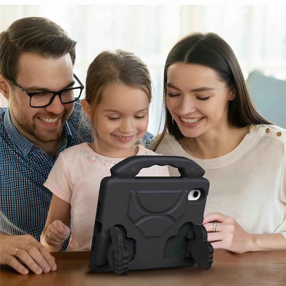 EIDERWOOD iPad Mini (2024 / 2021) Barn Skal m. Thumb Kickstand - Svart