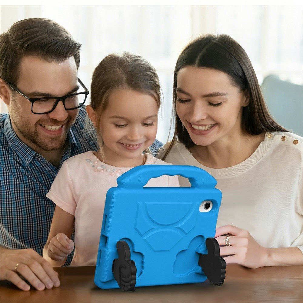 EIDERWOOD iPad Mini (2024 / 2021) Barn Skal m. Thumb Kickstand - Blå