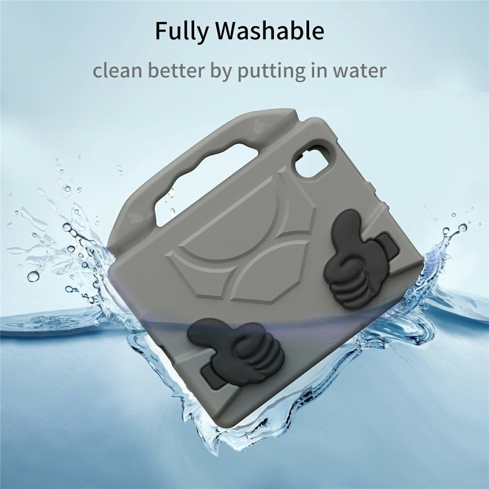 EIDERWOOD iPad Mini (2024 / 2021) Barn Skal m. Thumb Kickstand - Grå