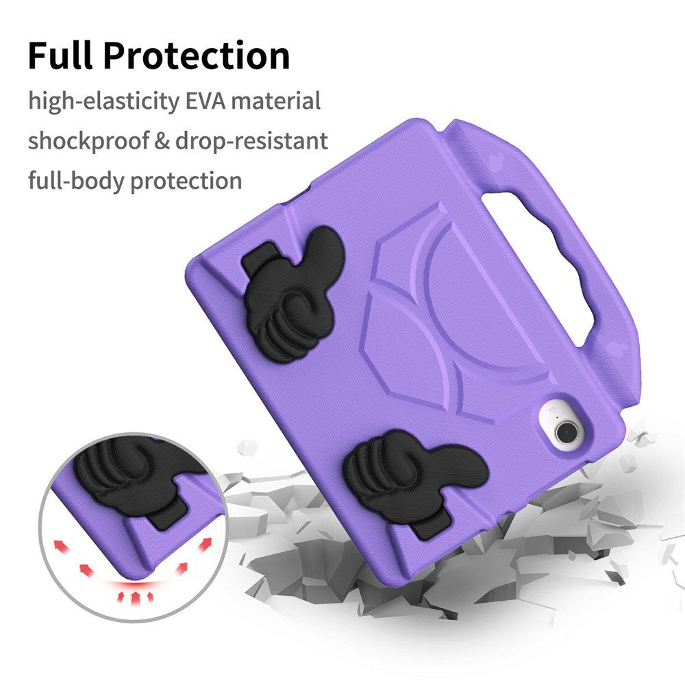 EIDERWOOD iPad Mini (2024 / 2021) Barn Skal m. Thumb Kickstand - Lila