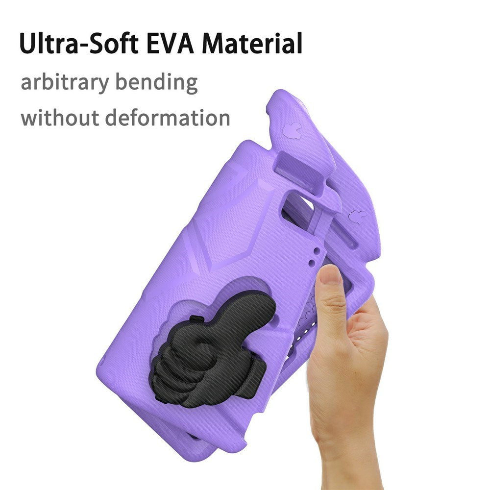 EIDERWOOD iPad 10.2" (2021 / 2020 / 2019) / Air (2019) Barn Skal m. Thumb Kickstand - Lila