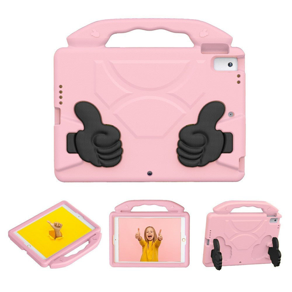 EIDERWOOD iPad 10.2" (2021 / 2020 / 2019) / Air (2019) Barn Skal m. Thumb Kickstand - Rosa