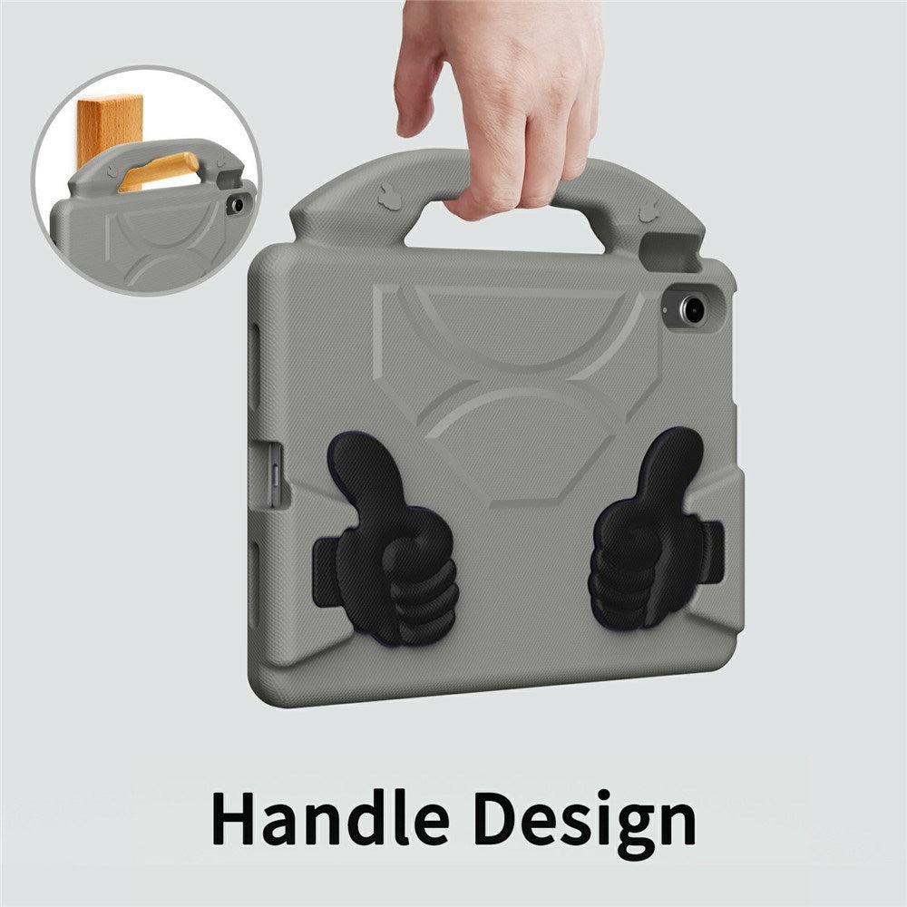 EIDERWOOD iPad Air 11" (2025 / 2024) Barn Skal m. Thumb Kickstand - Grå