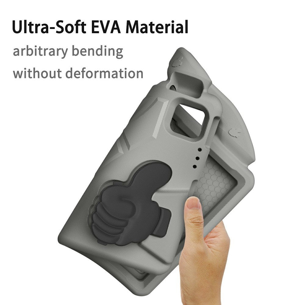 EIDERWOOD iPad Pro 11" (2025 - 2018) / Air (2022 / 2020) Barn Skal m. Thumb Kickstand - Grå