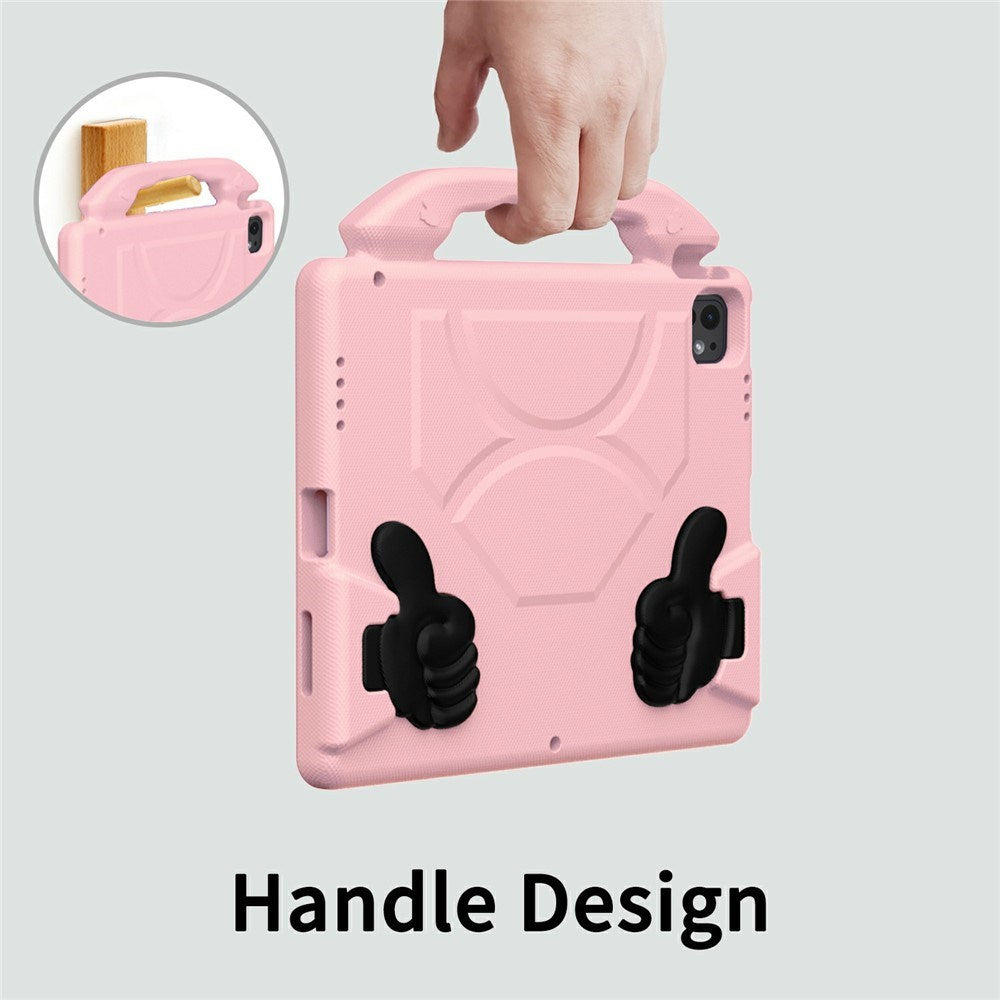 EIDERWOOD iPad Pro 12.9" (2022 / 2021 / 2020 / 2018) / Air 13" (2025 / 2024) / Pro 13" (2025 / 2024) Barn Skal m. Thumb Kickstand - Rosa