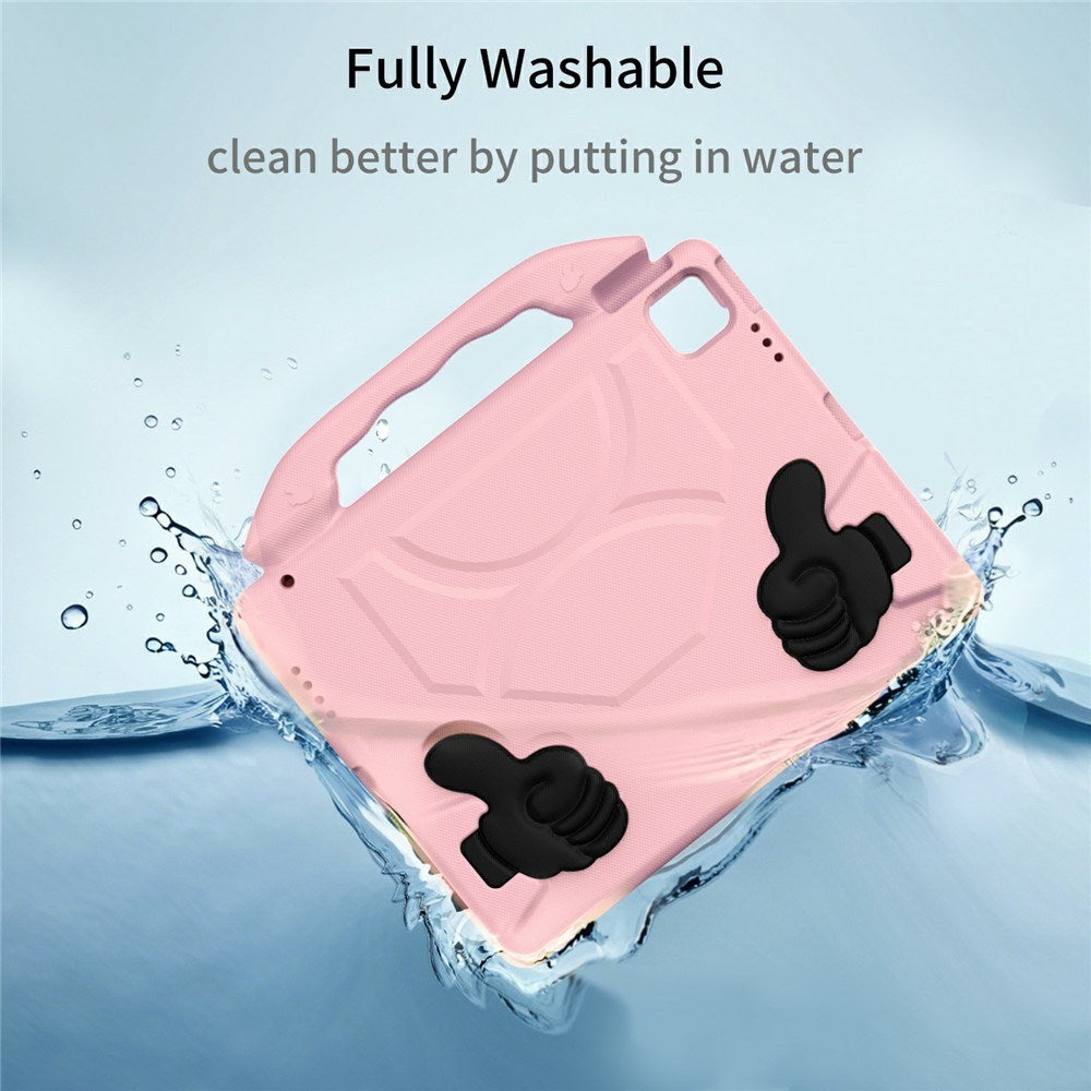 EIDERWOOD iPad Pro 12.9" (2022 / 2021 / 2020 / 2018) / Air 13" (2025 / 2024) / Pro 13" (2025 / 2024) Barn Skal m. Thumb Kickstand - Rosa