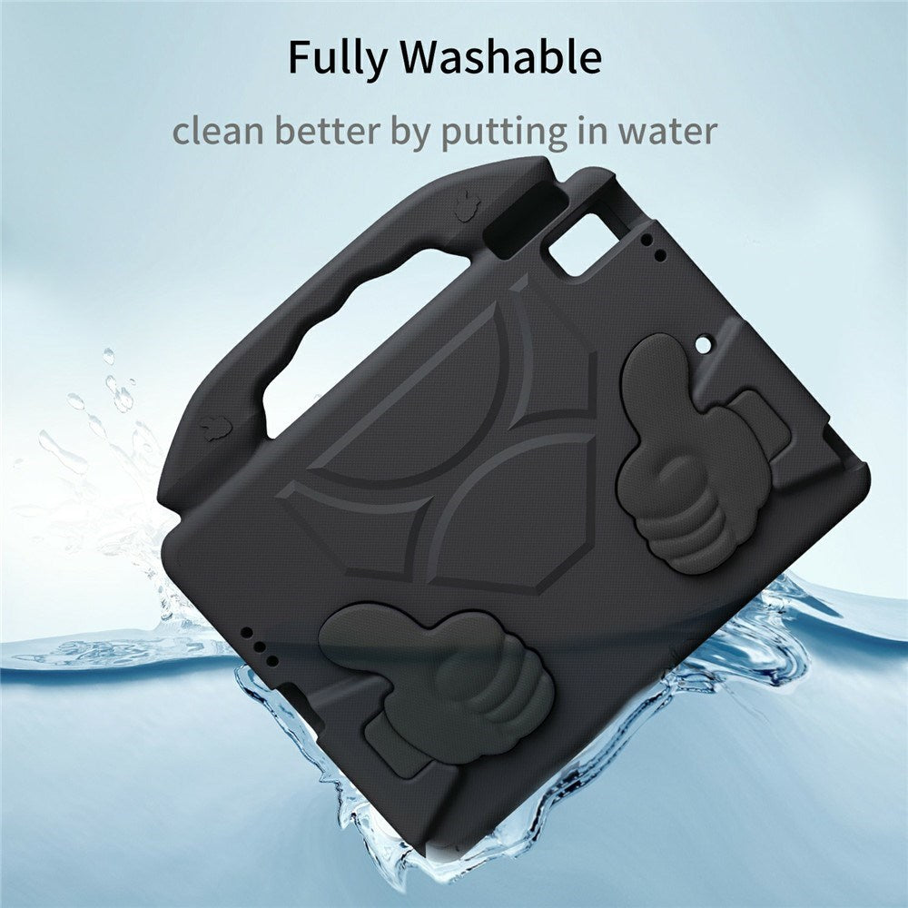 EIDERWOOD iPad 9.7" (2018 / 2017) / Air 2 / Air Barn Skal m. Thumb Kickstand - Svart