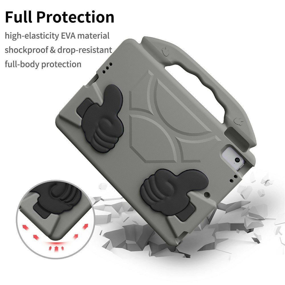 EIDERWOOD iPad 9.7" (2018 / 2017) / Air 2 / Air Barn Skal m. Thumb Kickstand - Grå