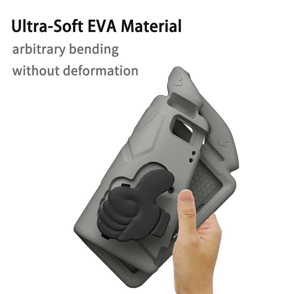 EIDERWOOD iPad 9.7" (2018 / 2017) / Air 2 / Air Barn Skal m. Thumb Kickstand - Grå