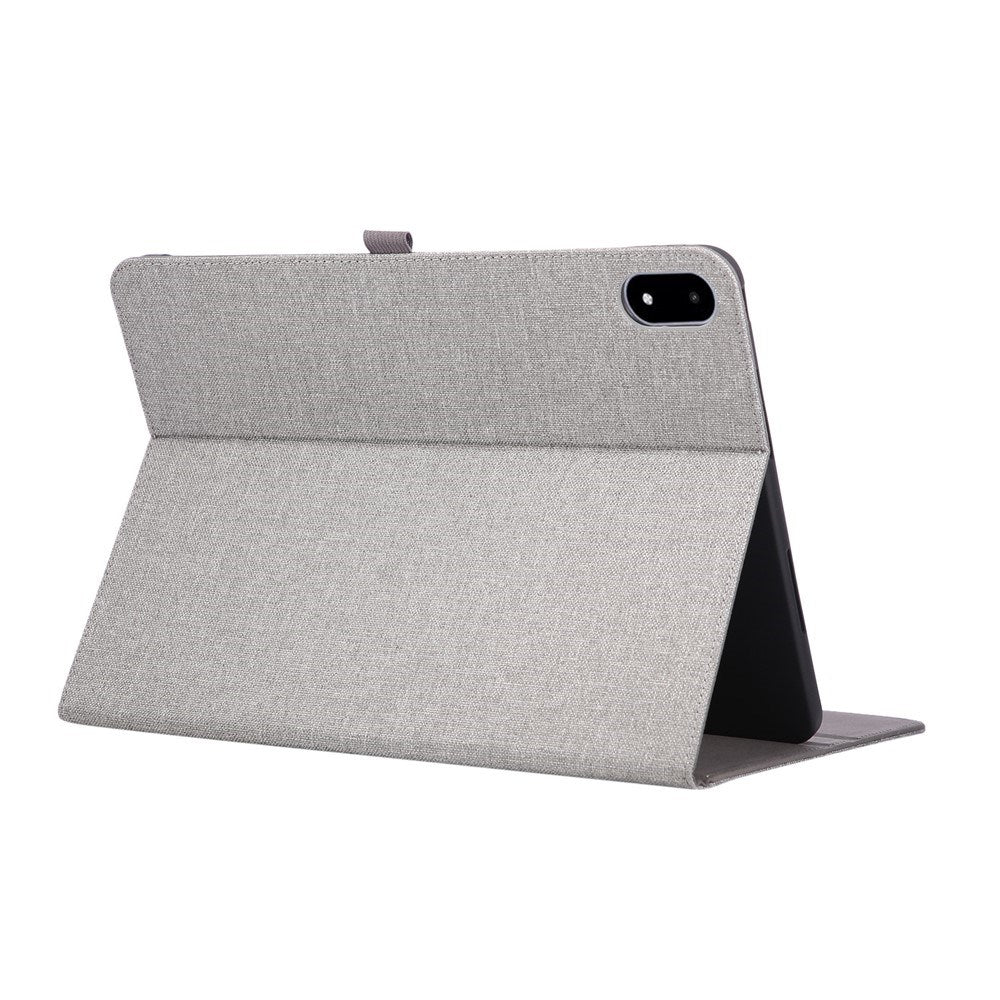 OnePlus Pad 3 Konstläder Fodral m. Korthållare & Ställfunktion - Grå