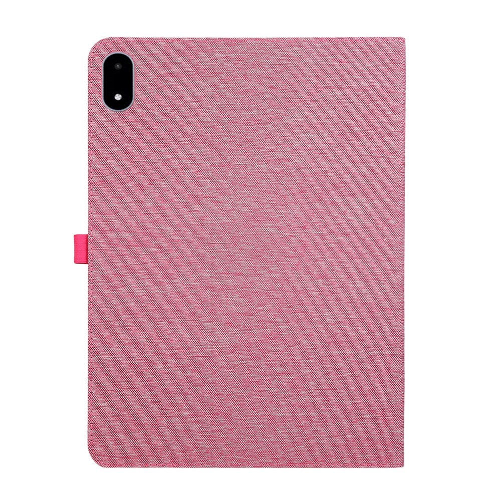 OnePlus Pad 3 Konstläder Fodral m. Korthållare & Ställfunktion - Rosa